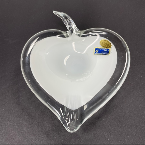 Art Glass Trinket Candy Dish Italy - Picture 2 of 8